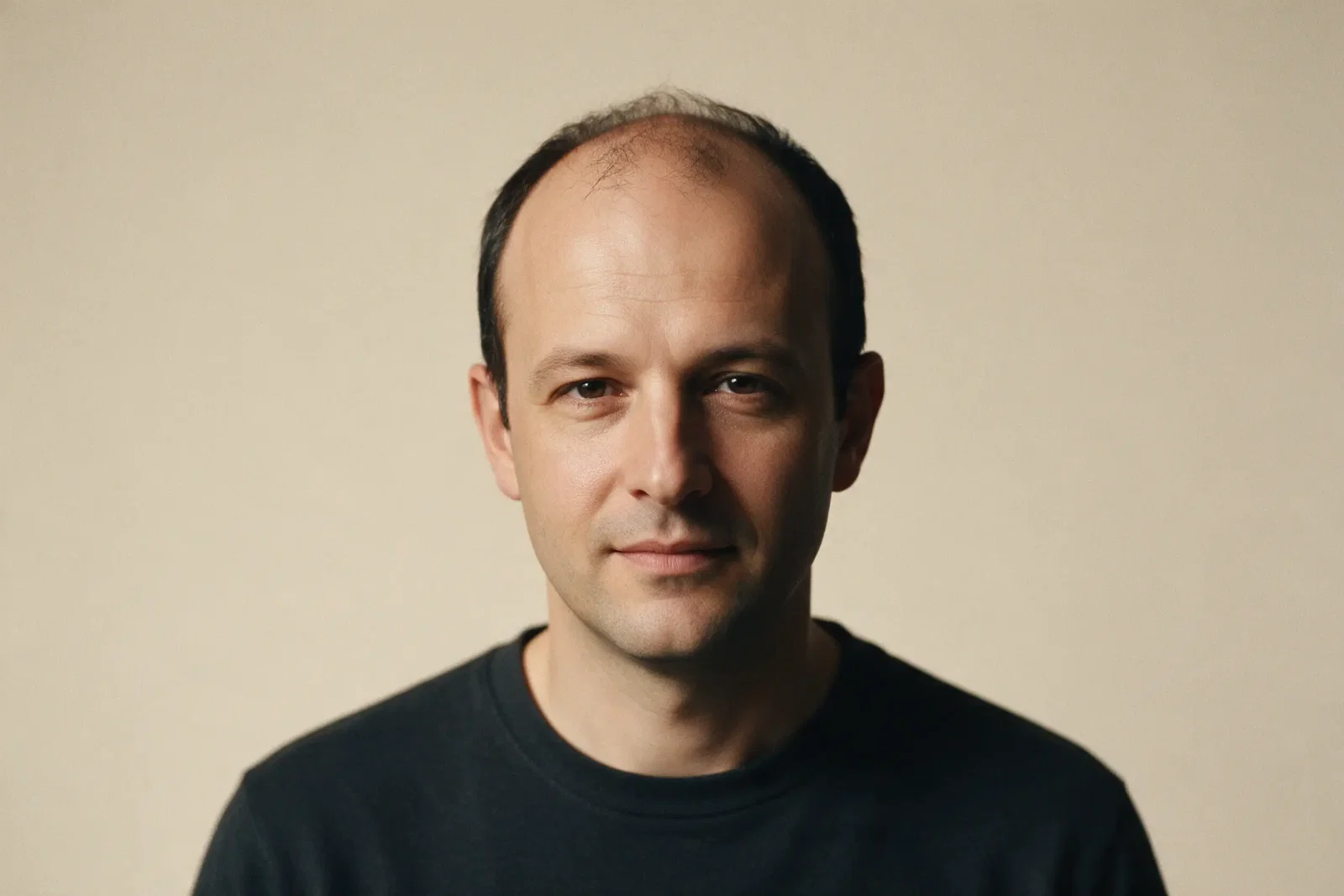 A single portrait shown under different lighting and crops