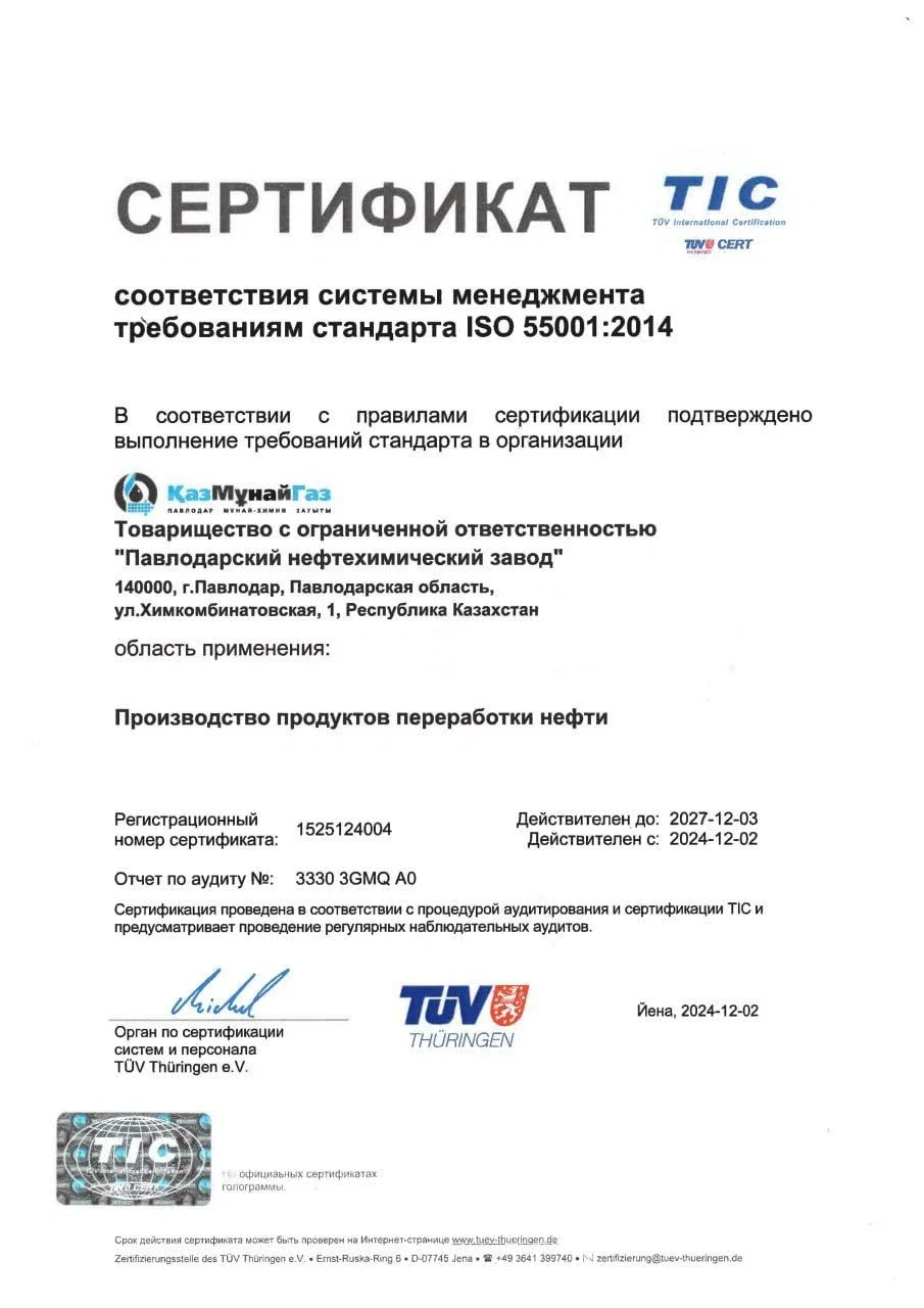 ISO 55001:2014 — Varlık Yönetim Sistemi